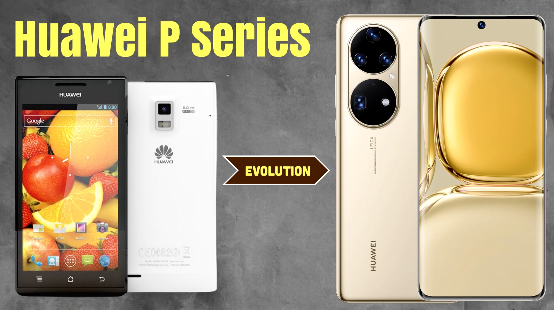 evolution of huawei p series, all huawei p series phone evolution of huawei p series